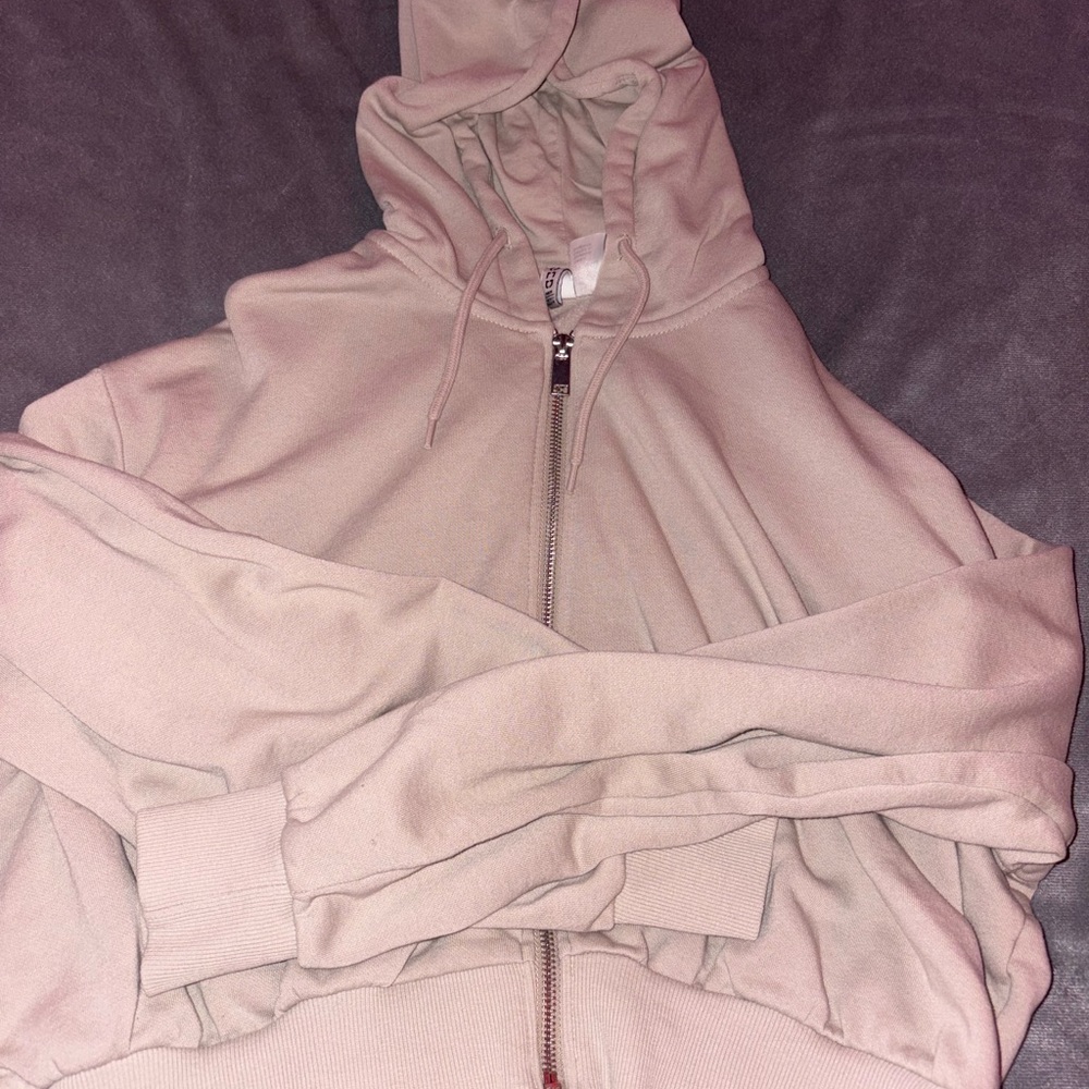 Beige Zip-Up